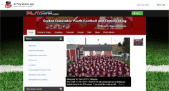 Desktop Screenshot of gdyouthfootball.com