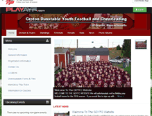 Tablet Screenshot of gdyouthfootball.com